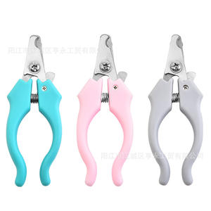 กรรไกรตัดเล็บสัตว์เลี้ยงหยางเจียง สแตนเลสสตีล สีฟ้า สำหรับสุนัขและแมว อุปกรณ์กรูมมิ่ง - Product Image 2