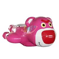 Jouets d'eau flottants gonflables Totter flottant gonflable de dauphin pour parc aquatique