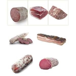 Cesto Regalo di Salumi Toscani Stagionati, Selezione Lussuosa Assortita di Autentiche Delizie Italiane - Product Image 1