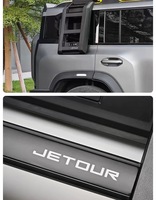 Échelle latérale pliable en alliage d'aluminium pour fenêtre de voiture, pour plateforme de toit de SUV Jetour T2 T1, pièces de modification extérieure