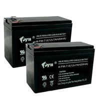 Baterai Bebas Perawatan 12V7AH 20HR Baterai Asam Timbal Tertutup 12V 7AH 7.2AH 9AH 12AH Baterai UPS