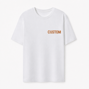 T-shirt à col rond en satin brodé avec motif Original Three Pebble Stack - Product Image 2