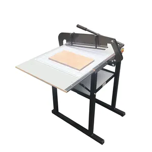 Máquina de corte manual fácil de operar de amostras de tecido com lâmina de 500 mm