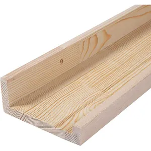حامل خشبي يعلق على الحائط, طقم خشبي مكون من 3 رفوف خشبية كبيرة للزينة المنزلية لغرف النوم والمكاتب