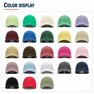 Casquettes de baseball non structurées 6 panneaux 100 % coton personnalisables, souples et vierges pour broderie, sports de plein air et usage décontracté – Vente en gros - Product Image 3