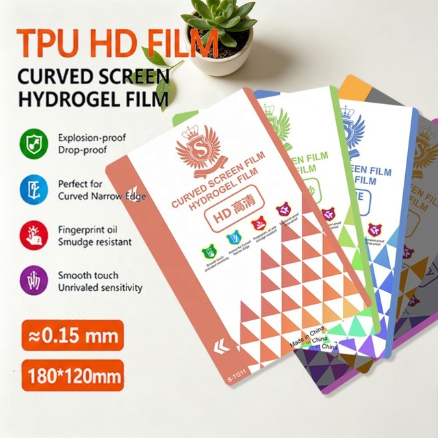 Zhimei 180x120mm Durable HD TPU Privacy Hydrogel Screen Protector Cutting Film for Smart Film Cutting Machine Supplier
