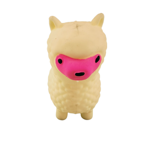 Cute Soft Alpaca-shaped Multicolor 87g Safe Material Squeezable Stress-relieving <b>Toy</b> for 5 to 7 Years & Adults - Product Image 2