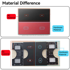Interruttore a Muro Intelligente 1/2/<span class=keywords><strong>3</strong></span>/4 Vie, Interruttore Luce Tuya Wi-Fi con Pulsante Scena, Doppia Alimentazione, Design Moderno, Vendita Calda, Ottima Qualità - Product Image 6