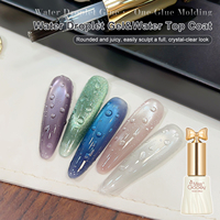 Missgooey Hema Free 3D Water Droplet Shaped Nail Art Design  Crystal Clear Water Top Coat Water Droplet Gel Polish Wholesale