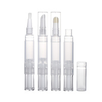 Vide 1.5ml 2ml 3ml 5ml brillant à lèvres Tube conteneur cuticule huile vernis à ongles accessoires de maquillage stylo torsadé avec brosse