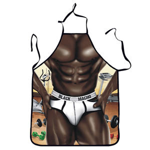Delantales de maquillaje divertidos y novedosos, delantal creativo de poliéster para cocina, delantal de fiesta para adultos para regalo de broma - Product Image 5