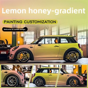 Pellicola Adesiva per Auto Cambia Colore, Decorazioni Personalizzate con Gradiente Colorato, Finitura Stile Caramella Sognante - Product Image 3