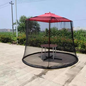 Mosquitera de gasa para patio exterior, paraguas romano portátil, recto, gasa - Product Image 2