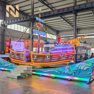 Atracción de <span class=keywords><strong>Barco</strong></span> <span class=keywords><strong>Pirata</strong></span> con Luces LED, 75KW, FRP, Acero, 3500KG, para Parques de Diversiones Interiores y Exteriores, en Venta - Product Image 3