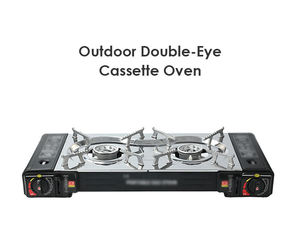 Ngoài trời Bếp gas 2 Burner cắm trại butan bếp gas bếp lạnh Thép cán nguội đôi Burner cắm trại bếp - Product Image 5