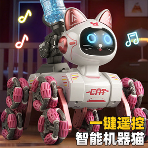 Smart Robot Cat With Gesture Control Light Sound 8-13 Years Boys Toy Remote Control Electronic Robot For Kids - Product Image 3