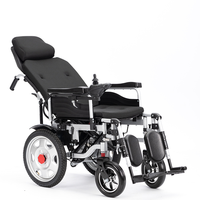 Manufacturers Selling Joystick Controller Electric Wheelchair Portable Folding Electric Wheelchair.