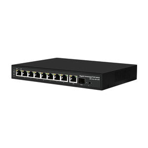 สวิตช์ไฟเบอร์ออปติก ZC-S1100P-8F-1TS 1SFP+1GE+8FE POE พร้อมอุปกรณ์ใยแก้วนำแสง รับประกัน 1 ปี FTTX Zikun - Product Image 2