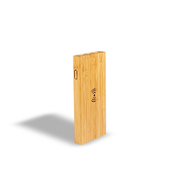 Chargeur Mobile en bois de bambou avec Logo OEM 5W 10000Mah batterie externe Powerbank Mini Portable sans fil