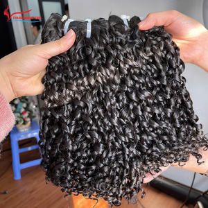 Best Quality 100% Unprocessed Vietnamese Pixie <b>Curly</b> Bundles Human Hair Vietnamese Hair <b>Extensions</b> Wholesale Price - Product Image 5