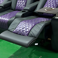 Vente en gros siège home cinéma canapé inclinable électrique multifonction salle de cinéma chaise avec plateau et repose-pieds