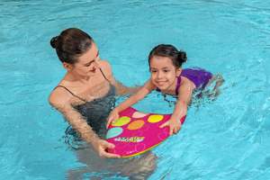 Bestway 32155 Swim Safe ABC <span class=keywords><strong>AquaStar</strong></span> Kids Fabric Kickboard Entrenador impermeable Niños Swim Floating Plate - Product Image 3
