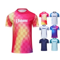 Gahumi 2025 T-shirt de sport écologique respirant à séchage rapide pour hommes avec couleurs personnalisées et impression par sublimation
