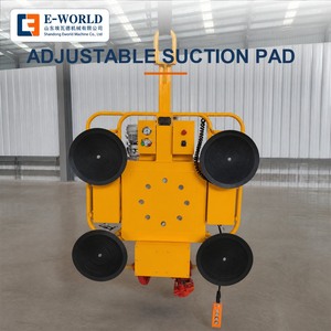 Elevador de vidrio al vacío de 400 kg con 4 ventosas, elevador de vidrio 360 °   Rotación 90 °   Estructura de Acero Amarilla Inclinable en Oferta - Product Image 4