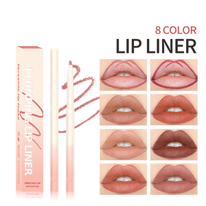 Delineador de Labios Vegano de Marca Privada en Stock, Libre de Crueldad Animal, Resistente al Agua, Protector Solar, Mate, Larga Duración, Lápiz Natural - Product Image 1