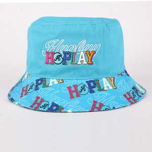 Diseñador de moda Reversible Sombrero con logotipo personalizado Todo impreso y bordado Sombrero de pescador - Product Image 6