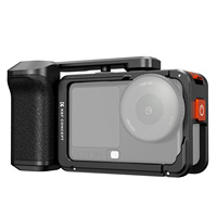 Empuñadura de Liberación Rápida K&F Concept para Fotografía Urbana para DJI Osmo Action 6, Kit de Empuñadura Urbana de Aleación de Aluminio con Jaula Protectora