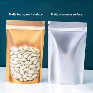 Sachets alimentaires personnalisés colorés <span class=keywords><strong>à</strong></span> fermeture éclair avec fenêtre transparente pour emballage de snacks et <span class=keywords><strong>épices</strong></span> - Product Image 1