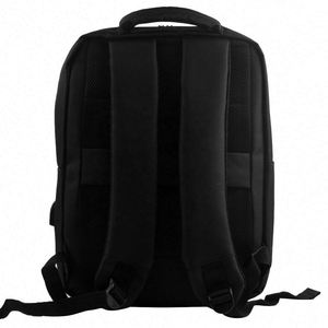 Sac à dos de voyage décontracté personnalisé OEM en matériaux recyclés, sac promotionnel pour ordinateur portable d'affaires - Product Image 3