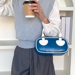 Bolso de Mano de Alta Gama para Mujer, Moderno, para Todas las Temporadas, de Cuero PU, con Cierre de Cremallera, Forro de Poliéster, Estilo Simple y a la Moda - Product Image 2