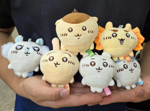 Llavero Colgante de Peluche con Forma de Bola de Personaje de Dibujos Animados Japonés Chiikawa Usagi, Muñeco de Peluche Corto Súper Suave y Creativo, Lindo y Unisex - Product Image 4