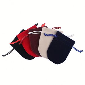 Wholesale Bottom U-Shaped <b>Small</b> Plush Velvet Pouch Recyclable Jewelry <b>Gift</b> Packaging Dust <b>Bag</b> for Watch Necklaces Gemstones - Product Image 1