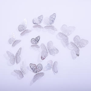 Pegatinas 3d de mariposa para pared, decoración de fiesta, boda, proveedor de china, venta al por mayor - Product Image 2