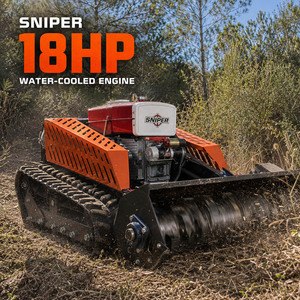 Desbrozadora de Martillos de Servicio Pesado con Control Remoto, 4 Tiempos, 18hp, Refrigerada por Agua, para Viñedos, Huertos, Césped, Uso Industrial, Modelo Snp-1000-hst 18hp - Product Image 1