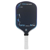 Raquette de pickleball fabriquée sur mesure par le fabricant d'origine, en fibre de titane, surface mate, sans couture, 5ème génération, pour sports de plein air
