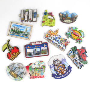 Imán de Refrigerador 3D Personalizado de Madera, Recuerdo de Viaje, Ciudades, <span class=keywords><strong>Valencia</strong></span>, España, Francia, Ibiza, Imán de Nevera de Viaje - Product Image 3