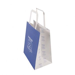 Bolsas de Papel Kraft Marrón Biodegradables para Llevar Comida, Personalizadas con Asa, para Tiendas - Product Image 5