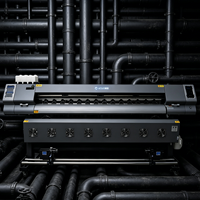 Nueva Impresora Digital Automática de Solvente Ecológico de 1.8m con Cabezal de Impresión I3200/DX5, Plotter A1 para Impresión de Vinilo, Pancartas Flexibles, Pósters y Rotulación de Vehículos