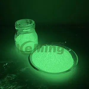 Epoxy Resin Luminous Powder Glow In The Dark Powder Wall Coating Orange Photoluminescent Pigment