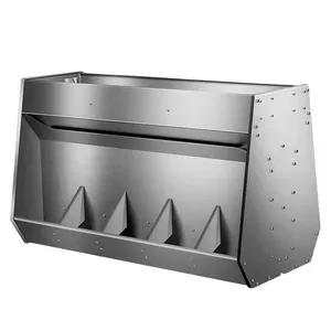 stainless steel pigs feed trough for pigs automatic pig feeder