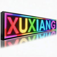 Pantalla LED de Exterior e Interior Universal de Tira Larga a Todo Color, Pantalla LED Electrónica Publicitaria, Resistente al Agua IP65, 500-4000 Nits