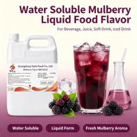 Arôme liquide de mûre, essence de baies hydrosoluble pour les matières premières des boissons