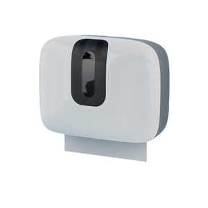 Wall Mounted <b>Paper</b> Towel Dispenser Rectangular No Drilling Required For Bathroom <b>Kitchen</b> Use ABS Material - Product Image 4