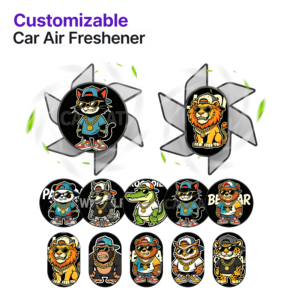 Diffuseur d'arômes de voiture personnalisé OEM ODM, diffuseur rotatif en forme d'éventail, facile à installer - Product Image 1