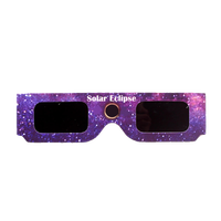 Lunettes de sécurité solaires personnalisées Baader Film pour éclipse, écologiques, jetables, en papier recyclé enduit aseptiquement, pour éclipse totale