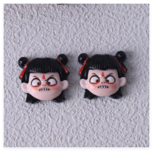 ตุ๊กตาเรซินหลังแบนสุดหรู Kawaii รูปการ์ตูน Nezha AO <span class=keywords><strong>Bing</strong></span> People เครื่องประดับโทรศัพท์สำหรับ DIY โชคดีเซอร์ไพรส์กระเป๋าตาบอด - Product Image 6